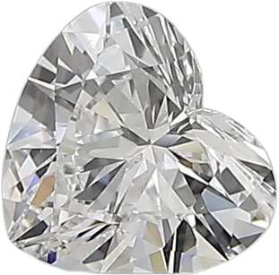 0.5 Carat D IF Heart Natural Diamond