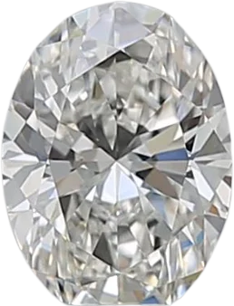 0.5 Carat G VVS2 Oval Natural Diamond