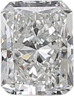 0.5 Carat F VVS1 Radiant Natural Diamond