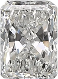 0.51 Carat F VVS2 Radiant Natural Diamond