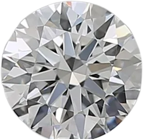 0.51 Carat F VVS1 Round Natural Diamond