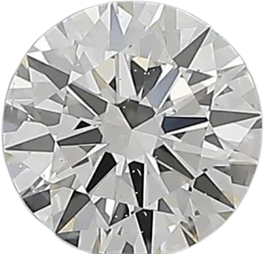 0.51 Carat H SI2 Round Natural Diamond