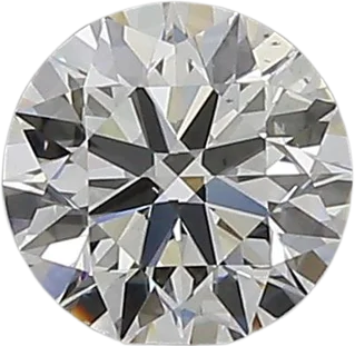 0.53 Carat H VS2 Round Natural Diamond