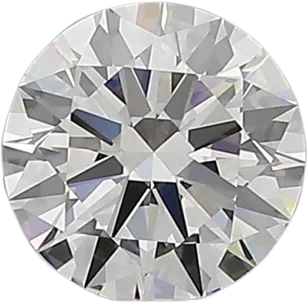 0.6 Carat E VVS2 Round Natural Diamond