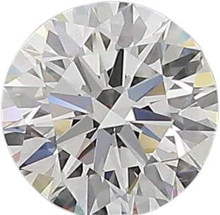 0.6 Carat F VVS1 Round Natural Diamond