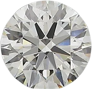 0.6 Carat H SI1 Round Natural Diamond