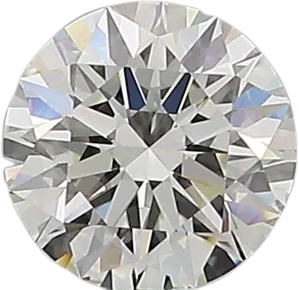 0.6 Carat I VVS2 Round Natural Diamond