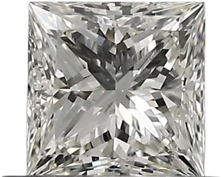 0.61 Carat J VVS1 Princess Natural Diamond