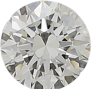 0.61 Carat I VVS1 Round Natural Diamond