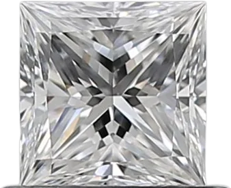 0.62 Carat F VS1 Princess Natural Diamond