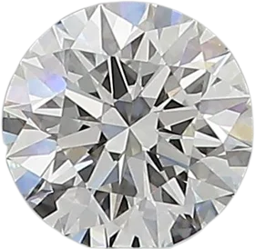 0.62 Carat E VVS2 Round Natural Diamond