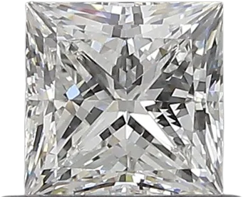 0.63 Carat F VS1 Princess Natural Diamond