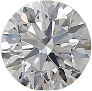 0.67 Carat E VS2 Round Natural Diamond