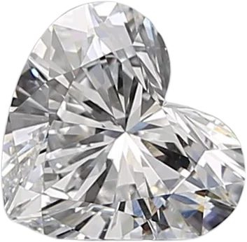 0.7 Carat D SI1 Heart Natural Diamond