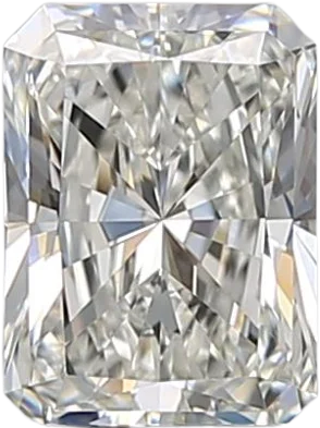 0.7 Carat H VVS2 Radiant Natural Diamond