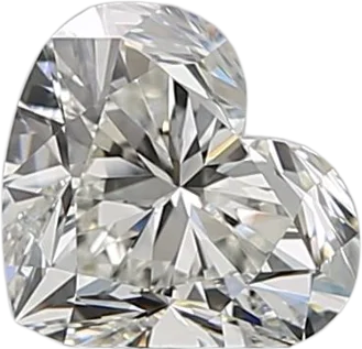 0.71 Carat H VVS1 Heart Natural Diamond