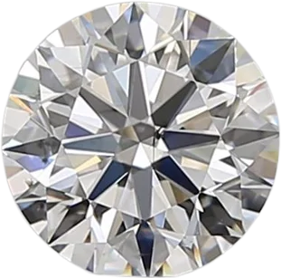 0.73 Carat E SI2 Round Natural Diamond