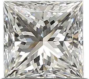 0.82 Carat I VVS1 Princess Natural Diamond