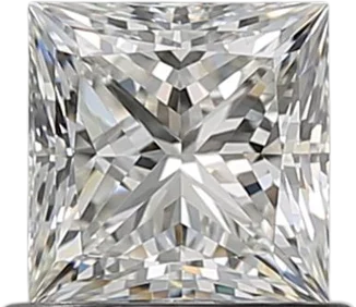 0.83 Carat I VVS1 Princess Natural Diamond