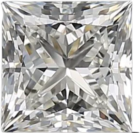 0.83 Carat I VVS2 Princess Natural Diamond