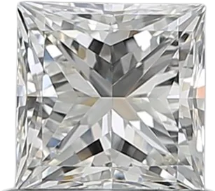 0.84 Carat I VVS1 Princess Natural Diamond