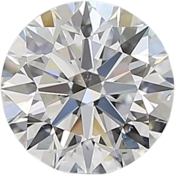 0.86 Carat D SI1 Round Natural Diamond