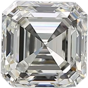 0.9 Carat I VVS1 Asscher Natural Diamond