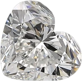 0.9 Carat F VS1 Heart Natural Diamond