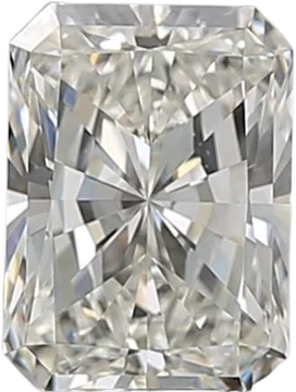 0.9 Carat I VVS1 Radiant Natural Diamond