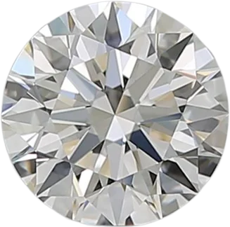 0.9 Carat K VVS1 Round Natural Diamond