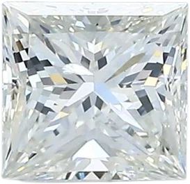 0.97 Carat K SI2 Princess Natural Diamond