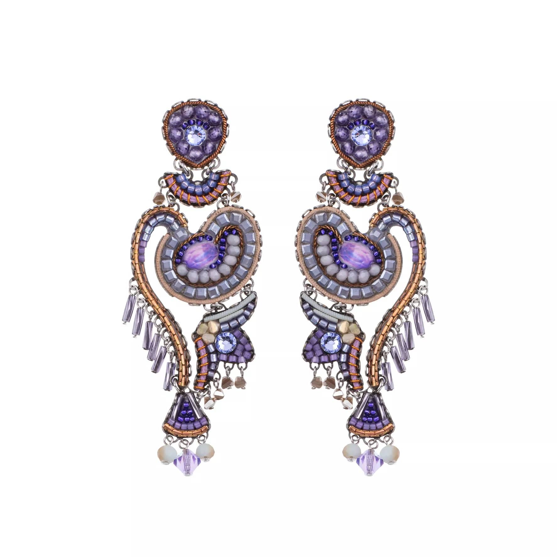 Plum Blossom Chandelier  Earrings