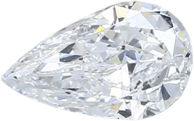 1 Carat D VS2 Pear Natural Diamond