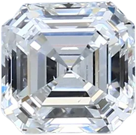 1.01 Carat E SI1 Asscher Natural Diamond