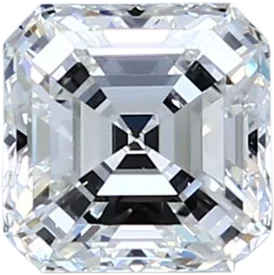 1.01 Carat F VS2 Asscher Natural Diamond