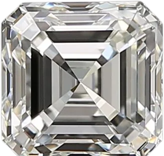 1.01 Carat I VVS1 Asscher Natural Diamond