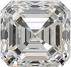 1.01 Carat I VVS1 Asscher Natural Diamond