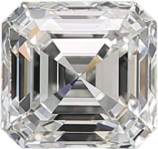 1.01 Carat I VVS1 Asscher Natural Diamond