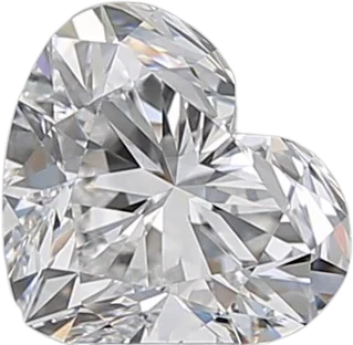 1.01 Carat D VS1 Heart Natural Diamond