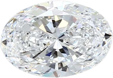 1.01 Carat D VVS2 Oval Natural Diamond