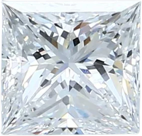 1.01 Carat D VVS2 Princess Natural Diamond