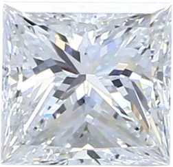 1.01 Carat E VVS2 Princess Natural Diamond