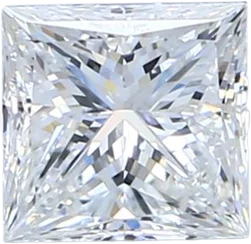 1.01 Carat F VVS2 Princess Natural Diamond