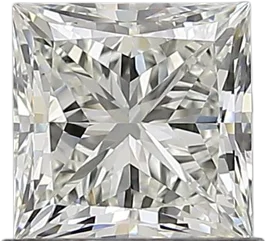 1.01 Carat J VVS1 Princess Natural Diamond