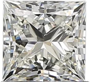 1.01 Carat J VVS1 Princess Natural Diamond