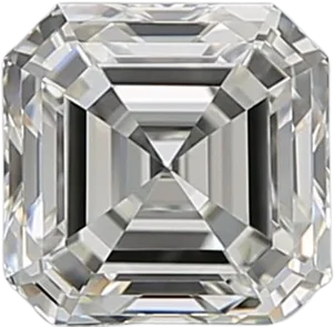 1.02 Carat I VVS1 Asscher Natural Diamond