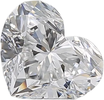 1.02 Carat D VVS2 Heart Natural Diamond