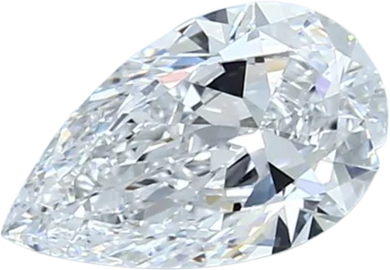 1.02 Carat D IF Pear Natural Diamond