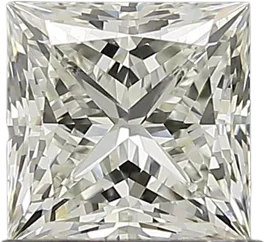 1.02 Carat J VVS1 Princess Natural Diamond