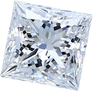 1.03 Carat D VVS2 Princess Natural Diamond